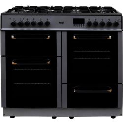 Teknix TKRC100S 100cm Dual Fuel Range Cooker in Silver